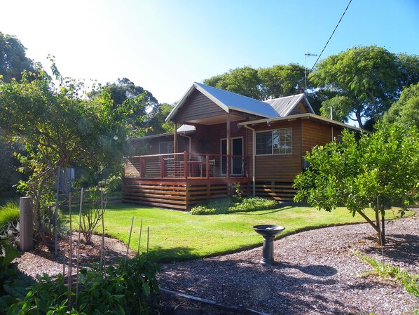 Side view of house