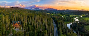 River Road Lode idylically sited in the Adirondack wilderness