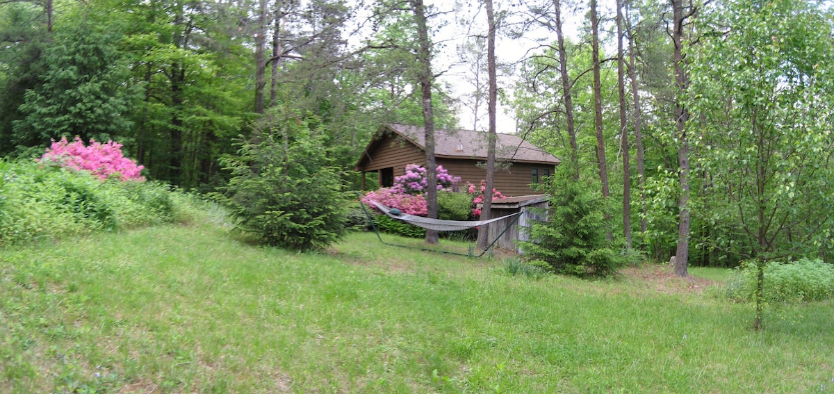 Secluded, Romantic Mountain Cabin for 2, fully equipped