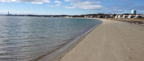 Beach across the street.