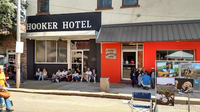 Squeeze Box and sister property the Hooker Hotel. Always have a front row seat.