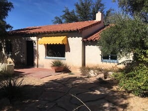 Front of your new vacation home.
