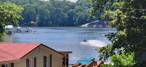 View of lake from front porch