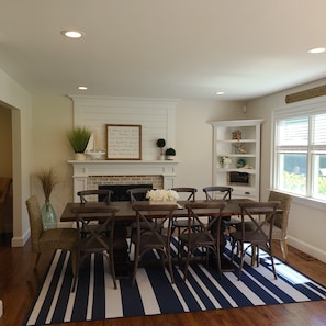 Large dining table
