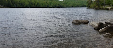 View of the lake at public access