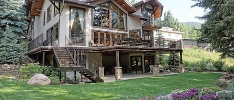 Large Deck Overlooking Gore Creek