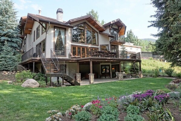 Large Deck Overlooking Gore Creek