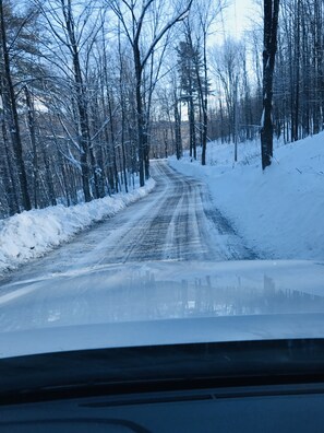 Driving to the cabin