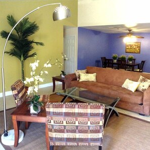Living Room & Dining Area