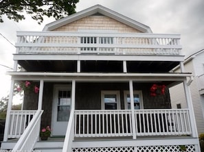 Enjoy coffee on the front porch !