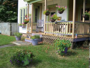 front porch of unit 1