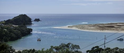 Vista para a praia ou o mar