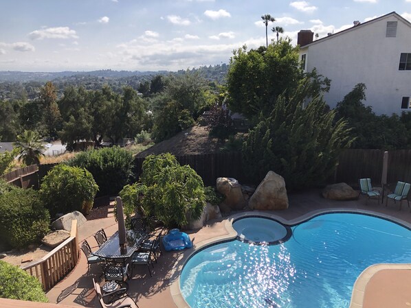 Beautiful Pool - it's heated by the sun and perfect for swimming in the summer!