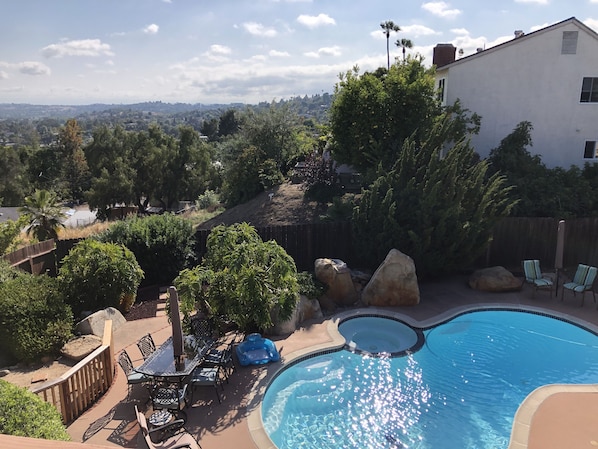 Beautiful Pool - it's heated by the sun and perfect for swimming in the summer!