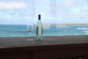 Blick von der Unterkunft