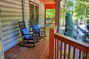 Front Porch with Rocking Charis and Hammock