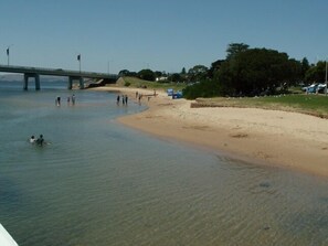 San Remo Local beach 3 mins walk away