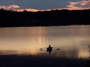 Serenity and fishing on the lake (view from backyard)