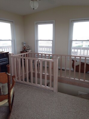 Third story cupola with breathtaking ocean and sound views & wrap around porch.