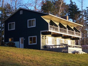 House lit up at sunset - Can't wait to get back there! 