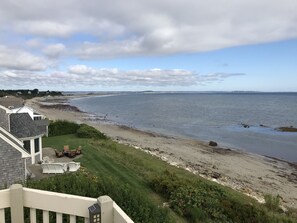 Public Beach at the Corner. Use the Ladder of Hotel near us once Use Restaurant.
