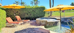 Spa can also be accessed from the master bedroom
