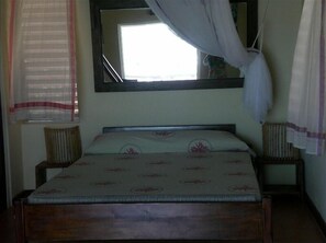 View of double bed