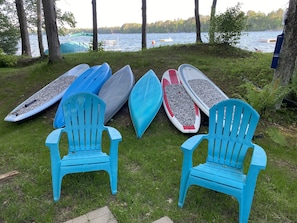 Paddle boards and kayaks for your enjoyment
