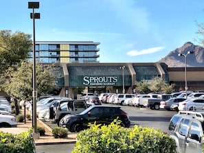 Across the road, Sprouts Farmers Market offers natural & gluten-free groceries.