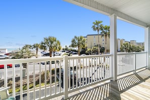 Another view of the ocean front the front porch.