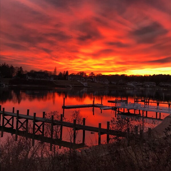 Sunset in the cove