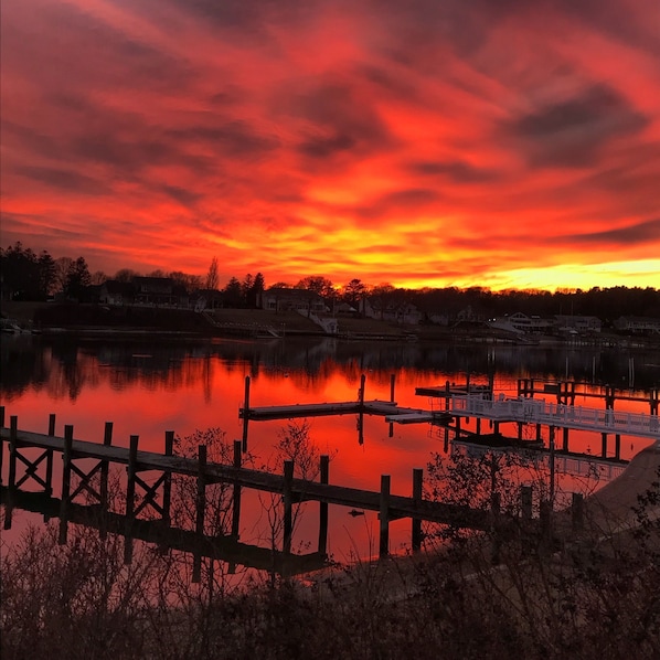 Sunset in the cove