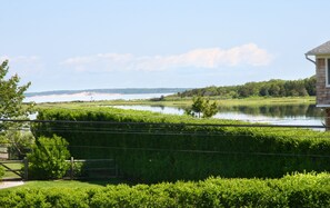 View of Great Peconic Bay from living/dining area and deck