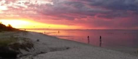 Rosebud Beach at Sunset