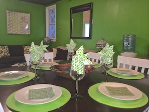 Dinette set with 6 chairs