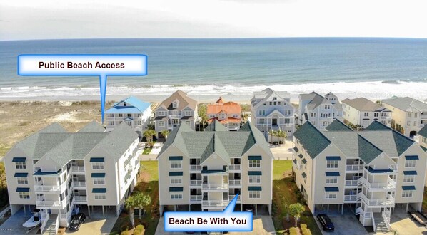 directly across from beach access walkway