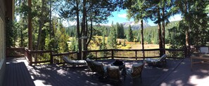 Back deck panorama