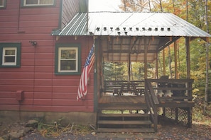 Approach To Deck And Entry To House