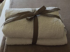 Plush towels 