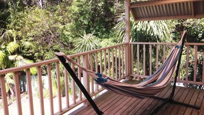Hammock on deck to relax