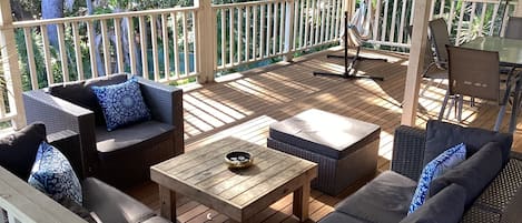 Huge outdoor undercover deck