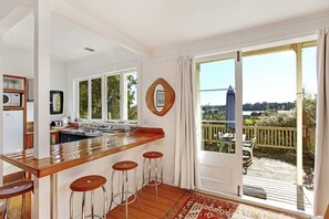 Lounge and kitchen