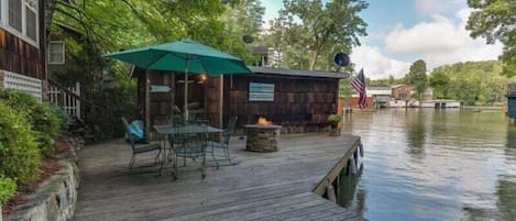 Time to unwind with relaxing views on Lake Lure on your private deck