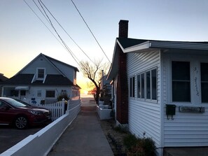 Sidewalk to the beach - just steps away!