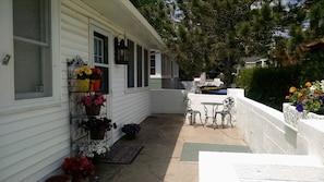 Front Patio. Perfect for sipping morning coffee.