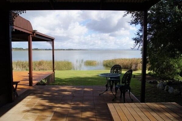 View from Side Undercover Verandah