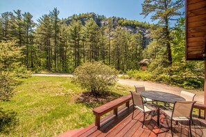 View of Cathedral Ledge from the deck!