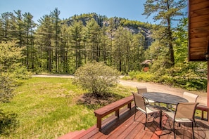 View of Cathedral Ledge from the deck!