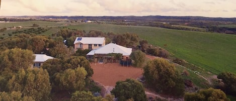 Aerial view of the property 