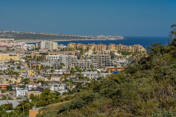 View of Medano Beach and downtown San Lucas from Casa Denice Condo!